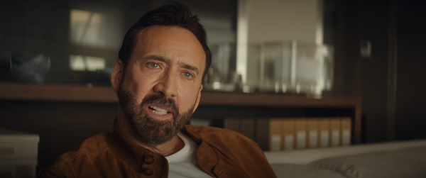 Nicolas Cage talks about his first reaction to his new movie